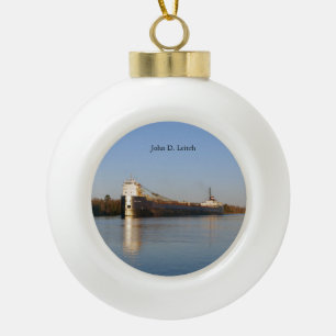 ornement boule ou flocon de neige John D. Leitch