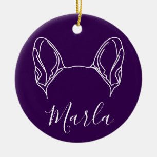 Ornement Bouledogue Français (Logo Om)