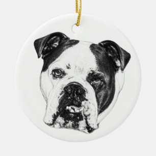 Ornement Bulldog Tree-Light