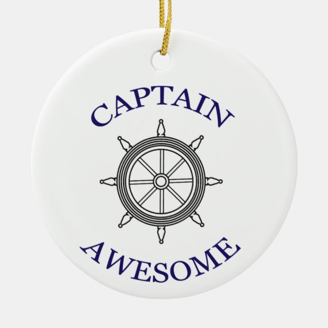 Ornement "Capitaine Awesome" (Devant)