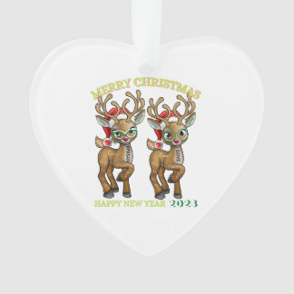 Ornement cardiaque acrylique