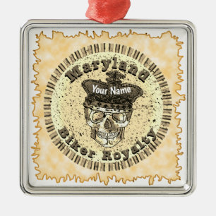 ORNEMENT CARRÉ ARGENTÉ