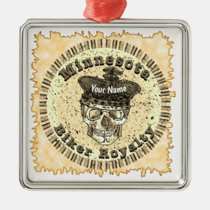 ORNEMENT CARRÉ ARGENTÉ