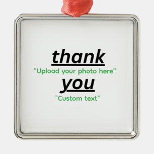 ORNEMENT CARRÉ ARGENTÉ 