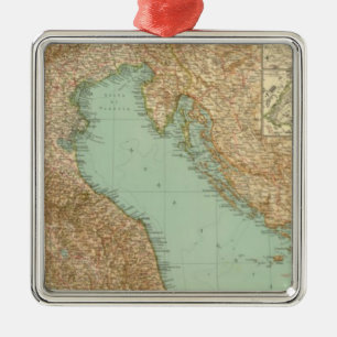 Ornement Carré Argenté 2426 nord Italie