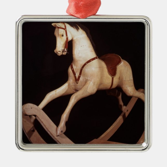 Ornement Carré Argenté 31 : Cheval de basculage, l'anglais, 1840 (Devant)