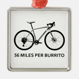 Ornement Carré Argenté 86 Miles Par Burrito
