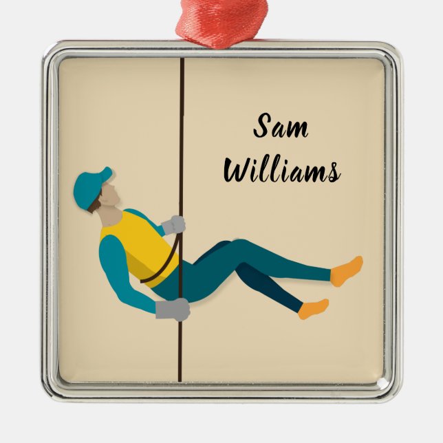 Ornement Carré Argenté Absence (Devant)