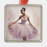 Africain Américain Sugar Plum Fée Purple Tutu