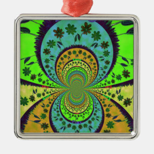 Ornement Carré Argenté Africain traditionnel Hakuna Matata Couleurs.png