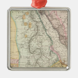 Ornement Carré Argenté Afrique de l'Est