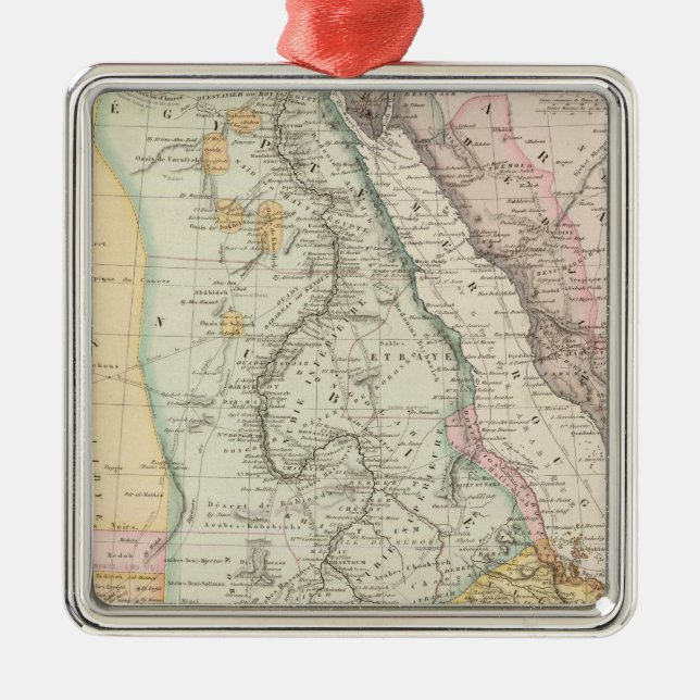 Ornement Carré Argenté Afrique de l'Est (Devant)