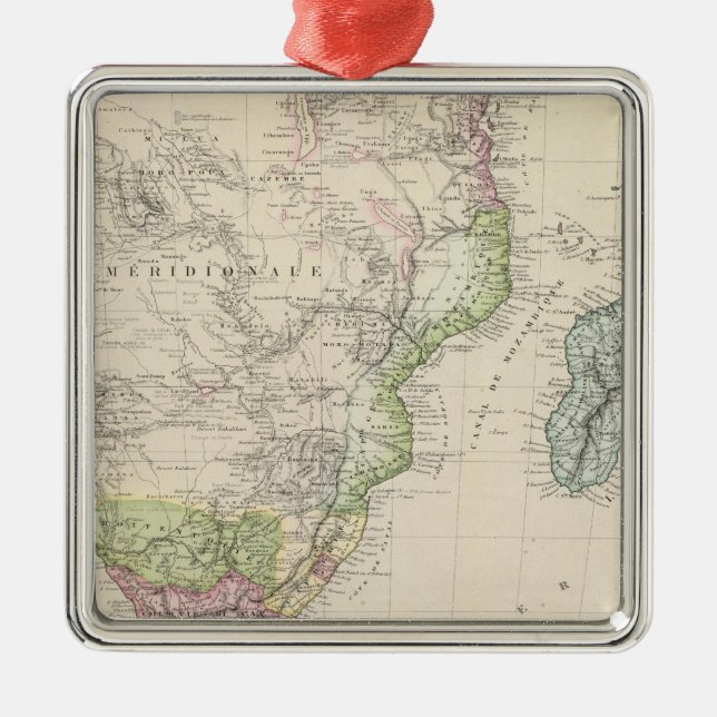 Ornement Carré Argenté Afrique du Sud 4 (Devant)