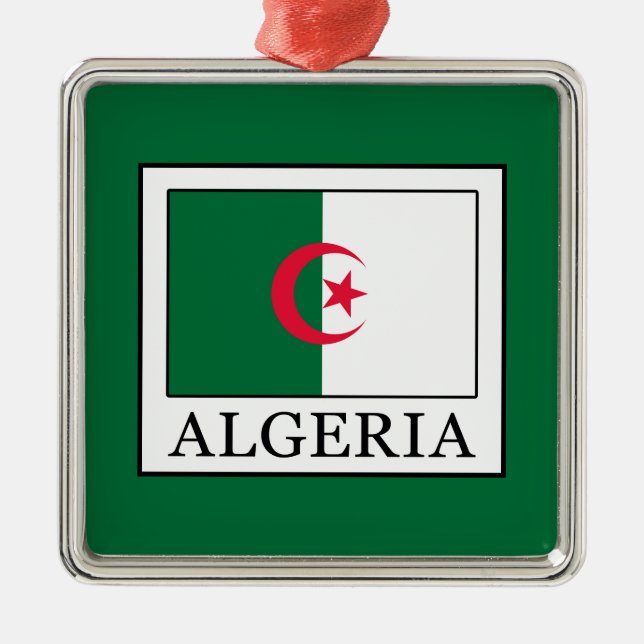 Ornement Carré Argenté Algeria (Devant)