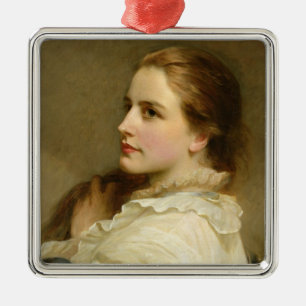 Ornement Carré Argenté Alice, 1877