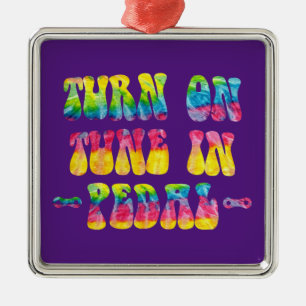 Ornement Carré Argenté Allumez Le Tune En Pédalant Votre Vélo