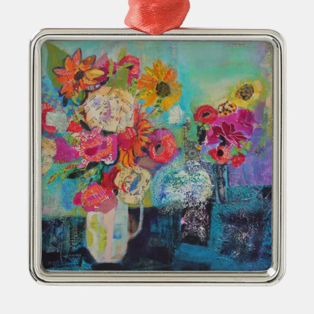 Ornement Carré Argenté Apportez-moi le soleil 2013 (Devant)