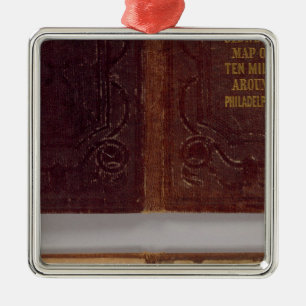 Ornement Carré Argenté Autour de la ville de Philadelphie
