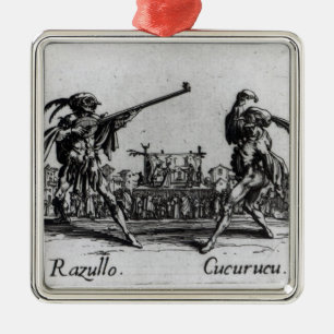 Ornement Carré Argenté Balli de Sfessania, c.1622