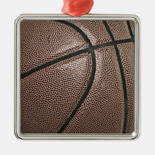 Ornement Carré Argenté Basket
