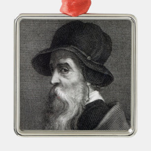 Ornement Carré Argenté Benvenuto Cellini