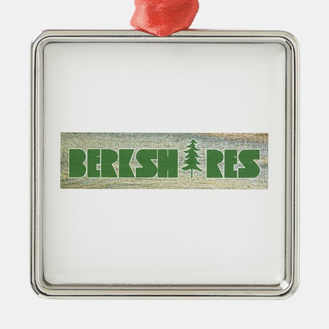 Ornement Carré Argenté Berkshires (Devant)