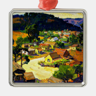 Ornement Carré Argenté Bischoff - Cambria, une ville paisible de Californ