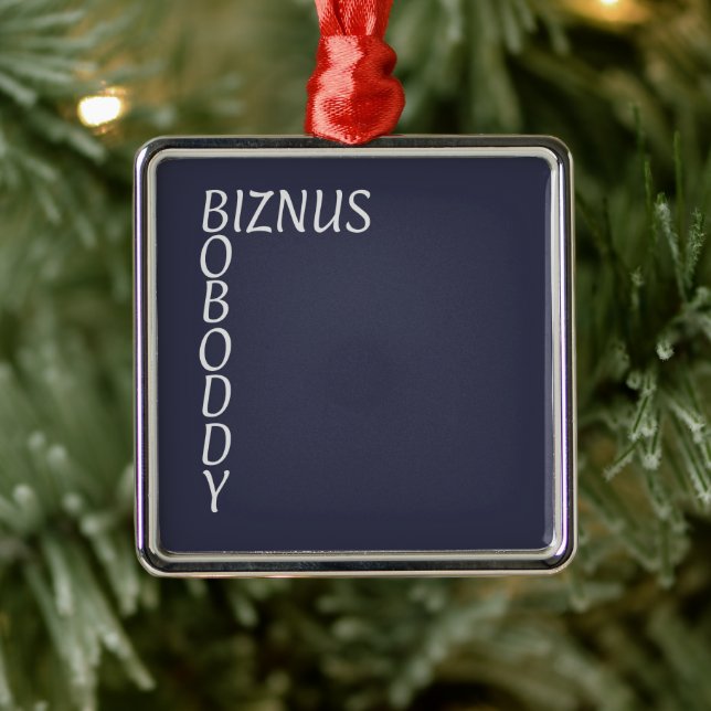 Ornement Carré Argenté BOBODDY - Le moment de gloire de Creed de The Offi (Arbre)