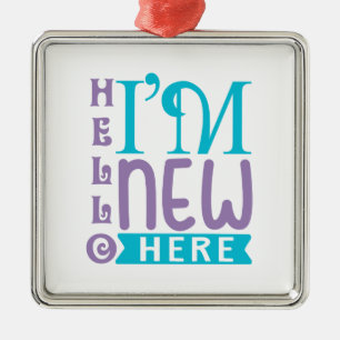 Ornement Carré Argenté Bonjour, je suis nouveau ici