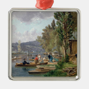 Ornement Carré Argenté Bougival, 1873