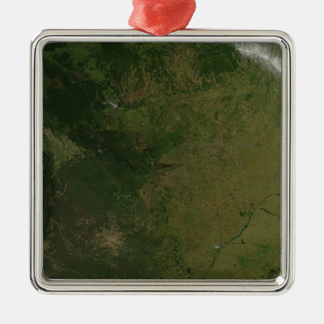 Ornement Carré Argenté Brésil (Devant)