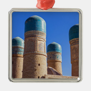Ornement Carré Argenté Bukhara, Ouzbékistan - Chor Mineur Madrassah