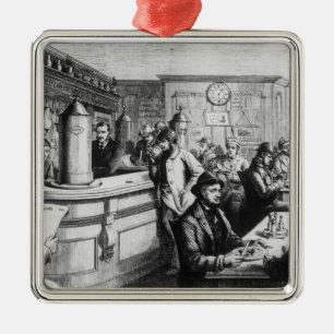 Ornement Carré Argenté Café, Clerkenwell