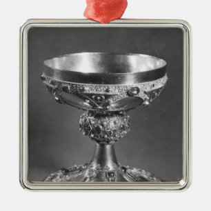 Ornement Carré Argenté Calice d'évêque de St Remigius de Reims