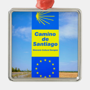Ornement Carré Argenté Camino de Santiago