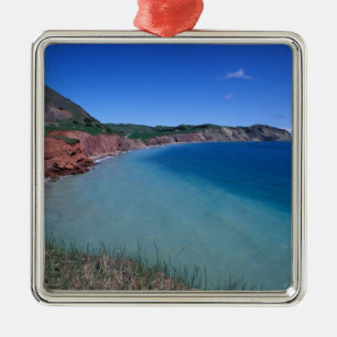 Ornement Carré Argenté Canada, Québec, Îles de la Madeleine, Cap Alright