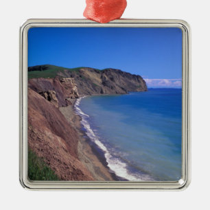 Ornement Carré Argenté Canada, Québec, Îles-de-la-Madeleine, Casquette 