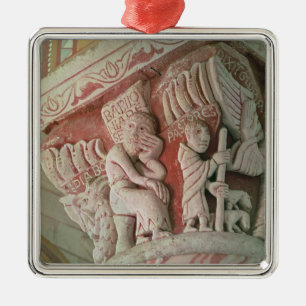 Ornement Carré Argenté Capital du choeur de 'Babilonia