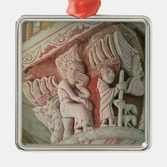 Ornement Carré Argenté Capital du choeur de 'Babilonia (Devant)