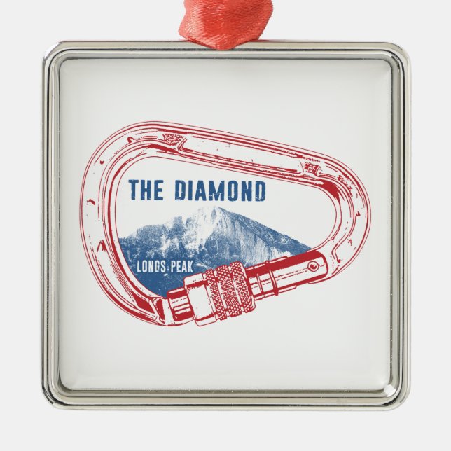 Ornement Carré Argenté Carabines de Long (Devant)