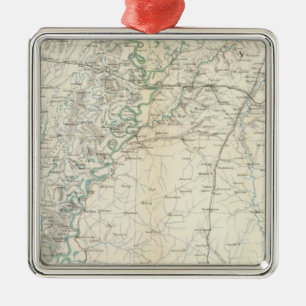 Ornement Carré Argenté Carte XX de GEN