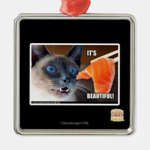 Ornement Carré Argenté C'est magnifique !