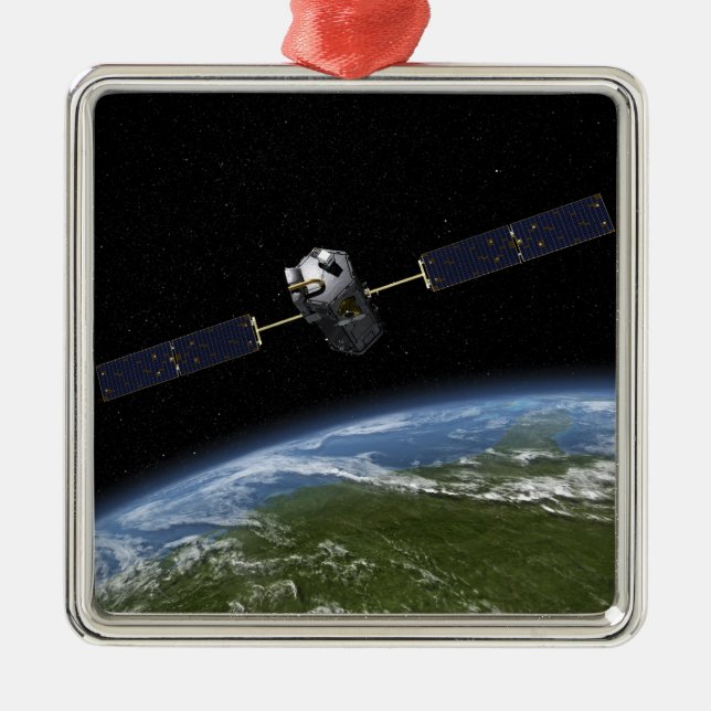 Ornement Carré Argenté C'est un concept d'artiste-économiste (Devant)