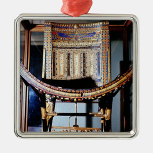 Ornement Carré Argenté Chaise ecclésiastique, de la tombe de