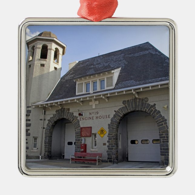 Ornement Carré Argenté Chambre de moteur du numéro 19 à Washington, C.C (Devant)