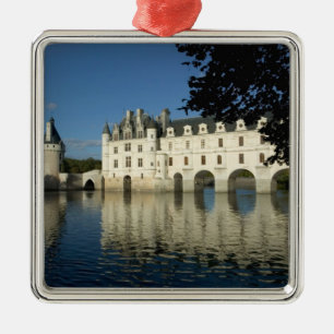 Ornement Carré Argenté Château de Chenonceau, rivière Cher, Loir-et-Cher,