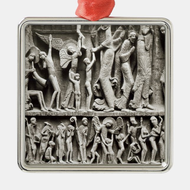 Ornement Carré Argenté Choisis (Devant)