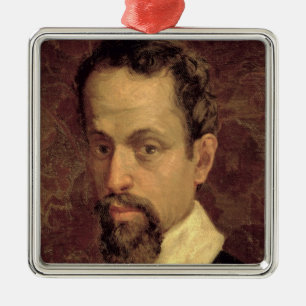 Ornement Carré Argenté Claudio Monteverdi