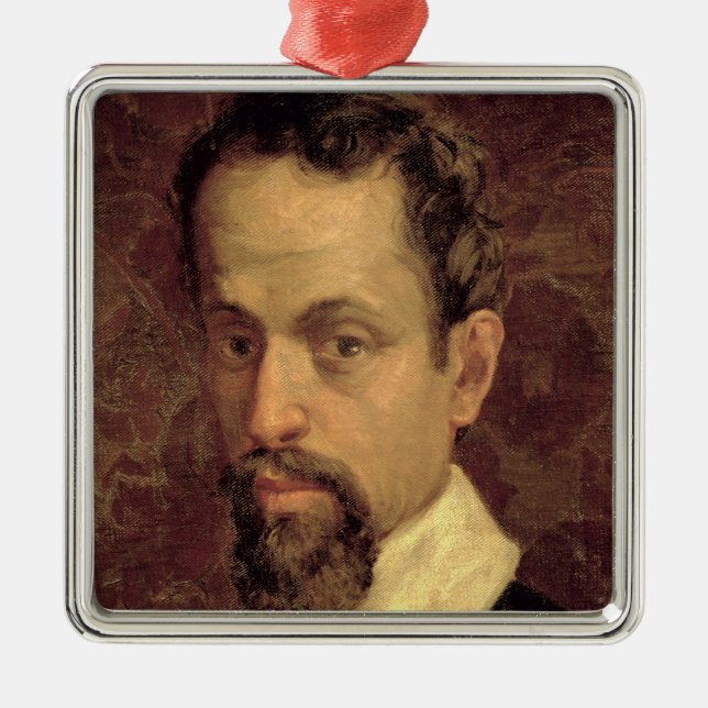 Ornement Carré Argenté Claudio Monteverdi (Devant)