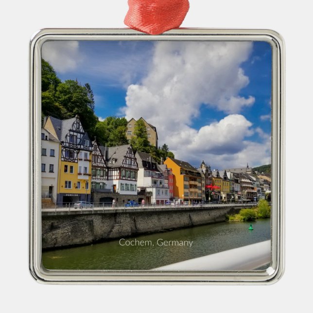 Ornement Carré Argenté Cochem, Allemagne (Devant)